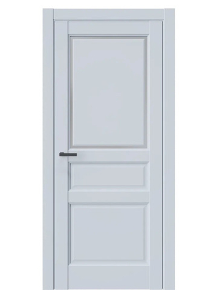 Двери WestStyle  LVT 5Е Белая Ночь/ Графит Сатинат ДО