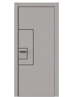 Двери WestStyle  "IN 41" Макиато /алюм.кромка  ДГ