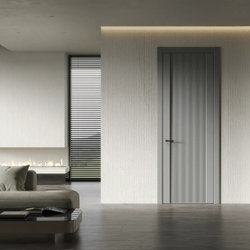 Двери WestStyle F30 F Морская галька /Зеркало сатин графит  ДО