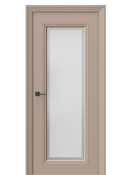 Двери WestStyle Eliss 2 Гляссе /белое сатинат  ДО