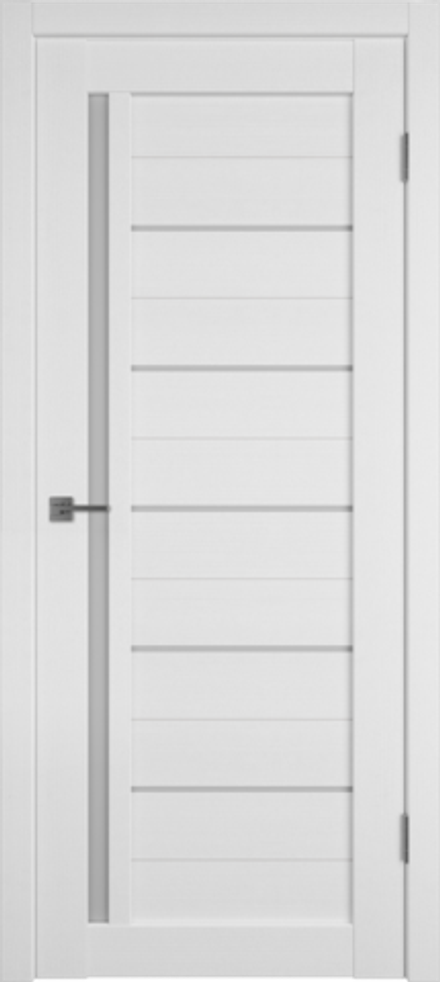 Межкомнатные двери ВФД Atum 1 snow/Сатин (ДО)