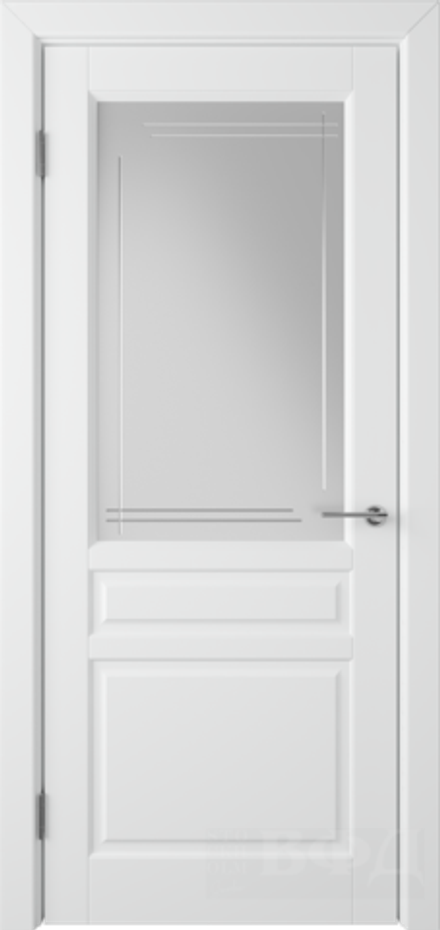 Межкомнатные двери ВФД "Стокгольм (56)" POLAR crystal cloud L ДО