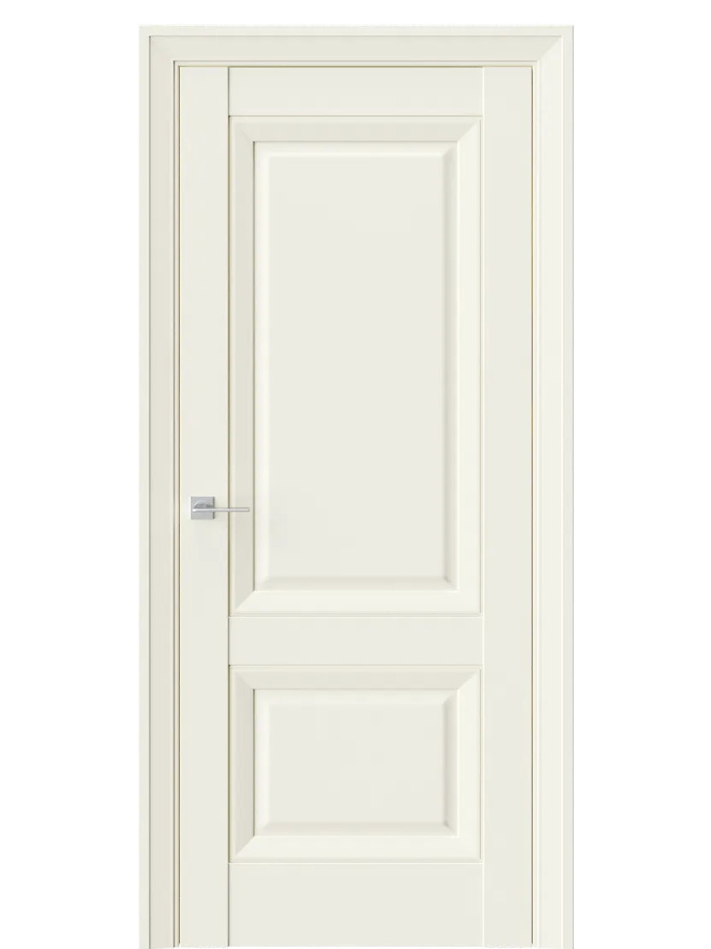 Двери WestStyle  PL3F EmLayer Бежевый /Молдинг ДГ