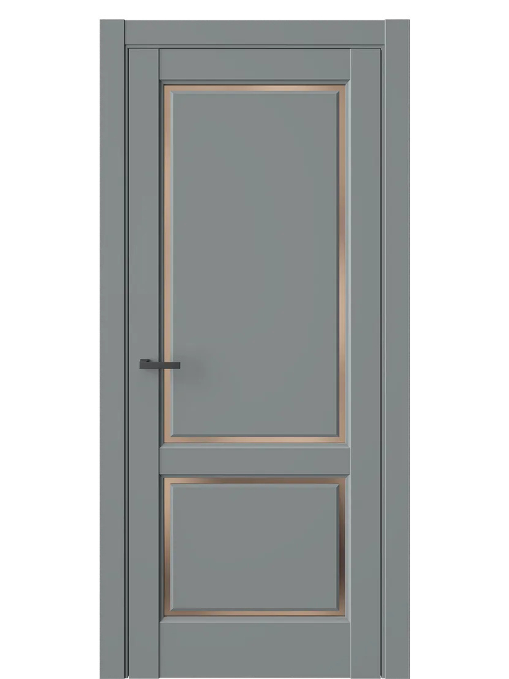 Двери WestStyle  LVT 3 Морская Галька/ Бронза Сатинат ДО