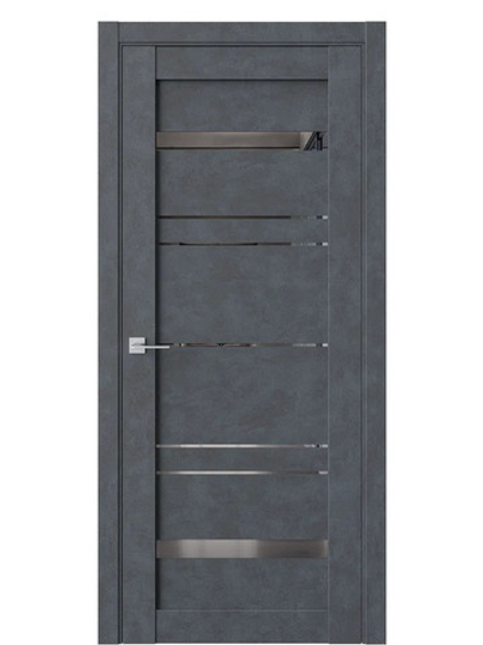 Двери WestStyle  "CZ 5 Бетон маренго/зеркало графит ДО