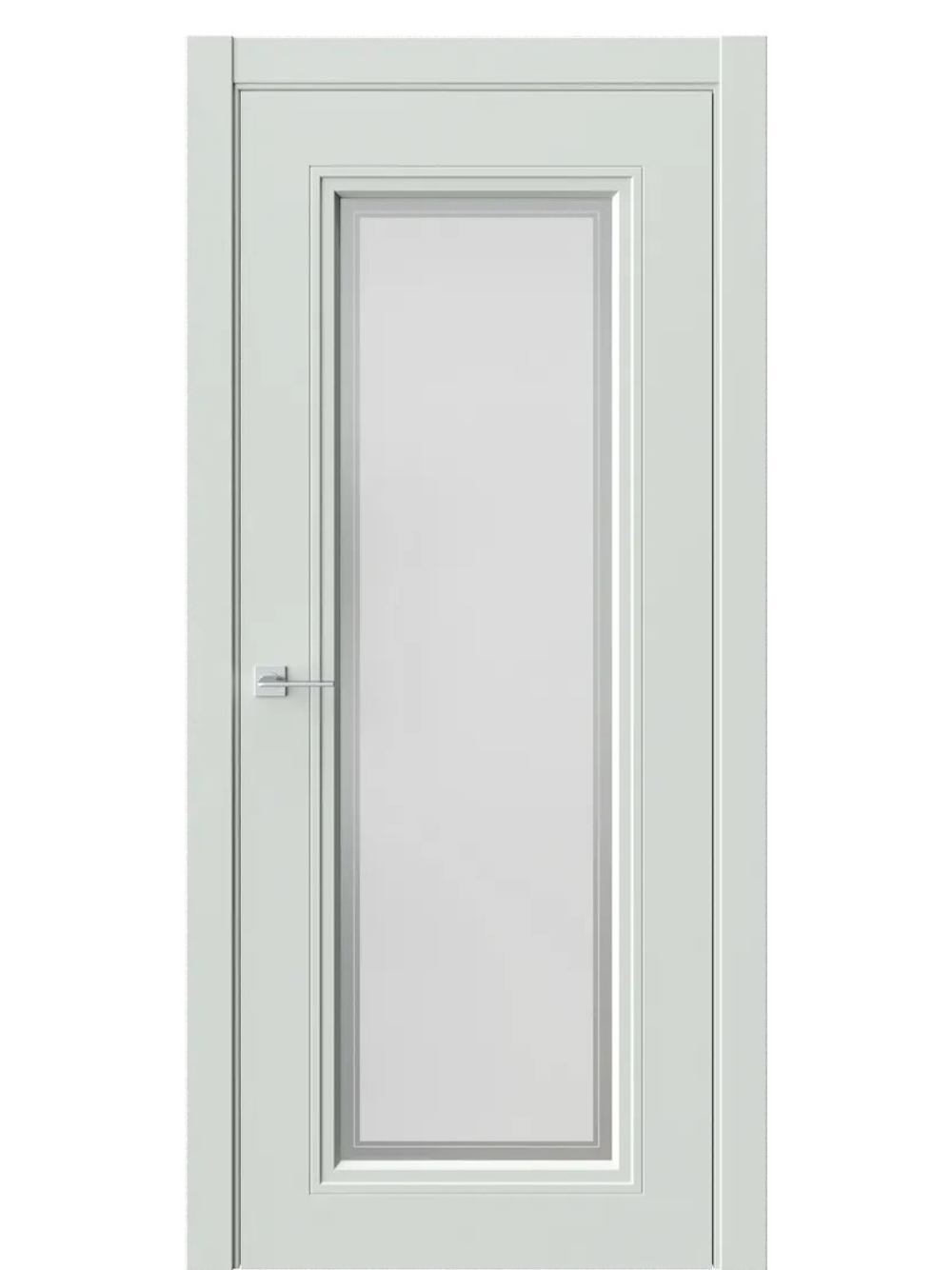 Двери WestStyle Eliss 2 RAL 7038 /белое сатинат  ДО