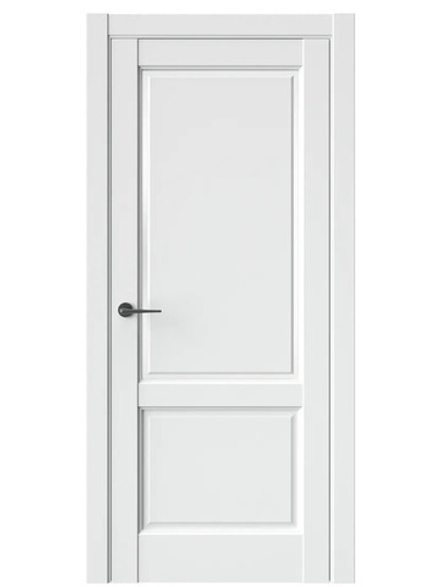 Двери WestStyle  LVT 3Е Белая Вуаль/ Белое Сатинат ДО