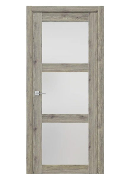 Двери WestStyle  NR6  Дуб Эссе /Белое Сатинат ДО