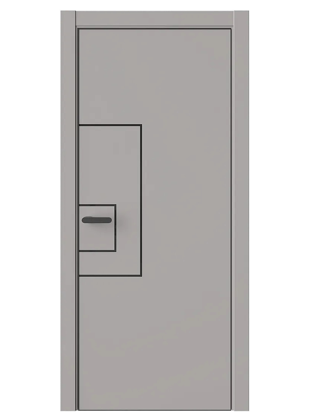 Двери WestStyle  "IN 41" Макиато /алюм.кромка  ДГ