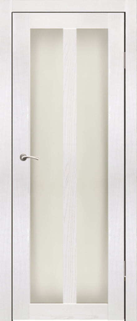 Межкомнатные двери SYNERGY "Орта" ДО Ясень белый (Сатинат матовое)