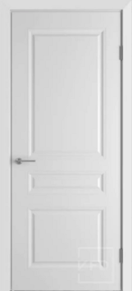 Межкомнатные двери ВФД "Chelsy (68)" polar ДГ, Белая эмаль