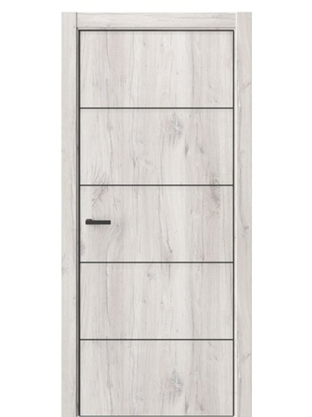 Двери WestStyle  "IN 27" Дуб Джуно /алюм.кромка  ДГ