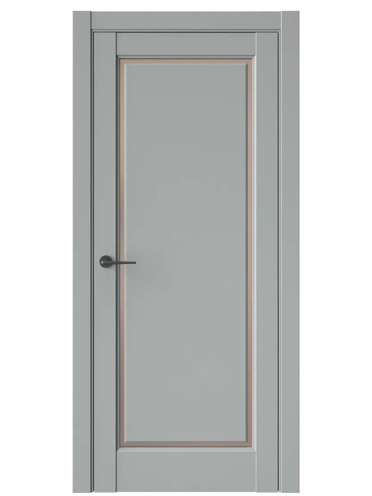 Двери WestStyle  LVT 1 Серая Гавань/ Бронза Сатинат ДО