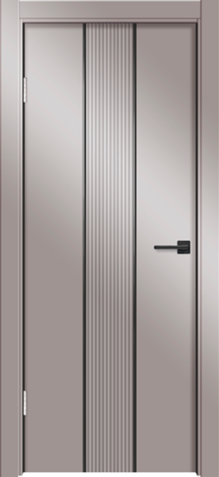 Межкомнатные двери ДВЕРНАЯ ЛИНИЯ "Модерн" 520 Серый Бархат ДГ