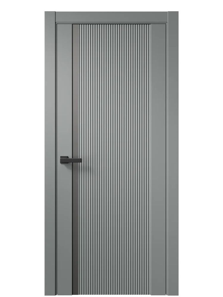 Двери WestStyle F30 F Морская галька /Зеркало сатин графит  ДО