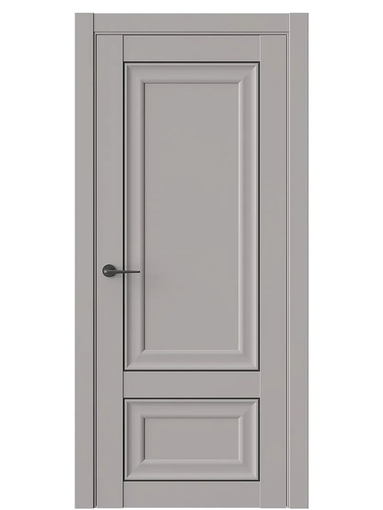 Двери WestStyle HR1 Сенди /Графит Сатинат  ДО