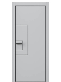 Двери WestStyle  "IN 41" Агатовое Сияние /алюм.кромка  ДГ