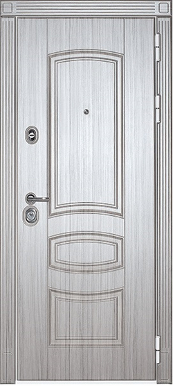 Сейф-двери сударь мд-42 сандал серый/сандал белый
