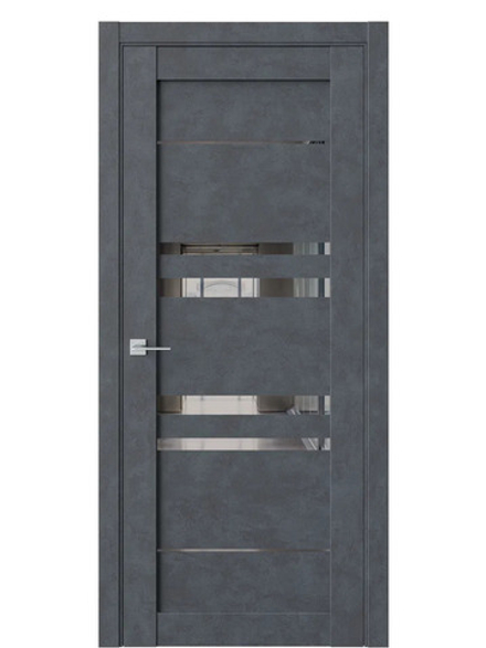 Двери WestStyle  "CZ 9 Бетон маренго/зеркало графит ДО