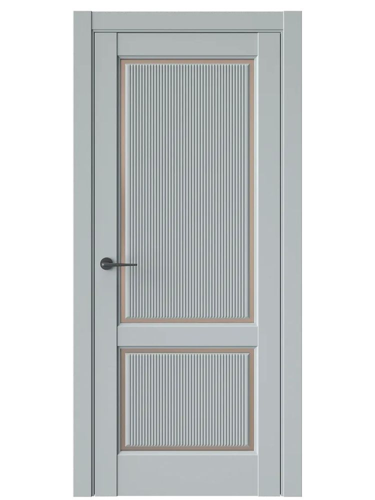 Двери WestStyle  LVT 3 FL Платиновый Дым/ Бронза Сатинат ДО