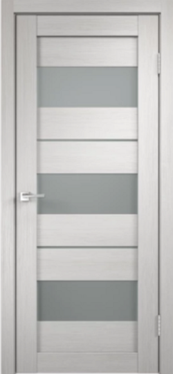 Межкомнатные двери VELLDORIS "Duplex" 12 Дуб белый стекло Matelux ДО