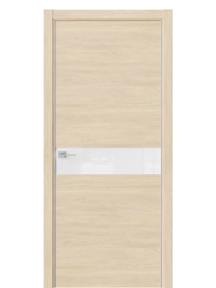 Двери WestStyle  "IN 1" Сенди /Аляска Lacobel /алюм.кромка  ДО