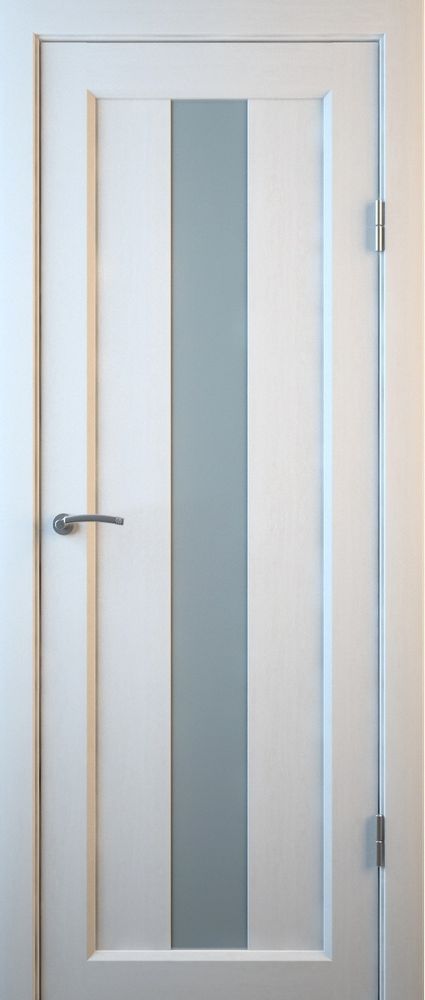 Межкомнатные двери MART DOORS Т2 Белое дерево/Сатинат (ДО)