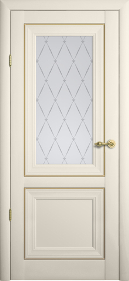 Межкомнатные двери ALBERO "Прадо" Ваниль (ДО) Мателюкс Гранд