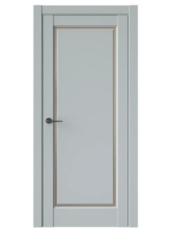 Двери WestStyle  LVT 1 Платиновый Дым/ Бронза Сатинат ДО