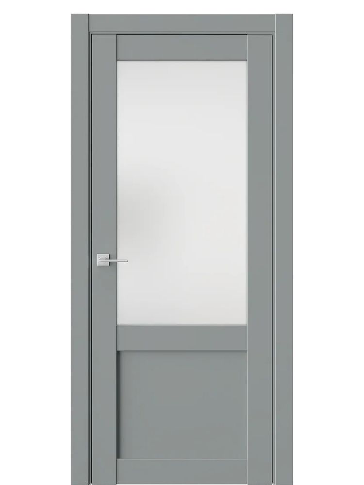 ДВЕРИ WestStyle  NR4  Морская Галька /Белое Сатинат ДО