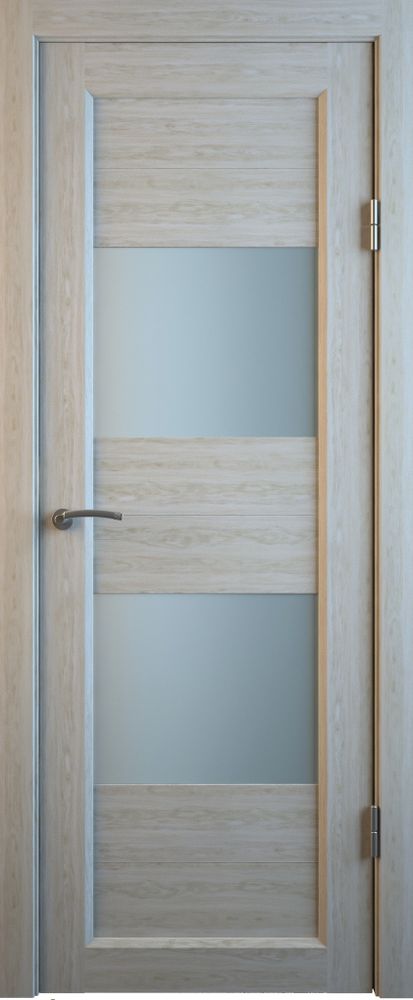 Межкомнатные двери MART DOORS М1 Дуб монтана грей/Сатинат (ДО)
