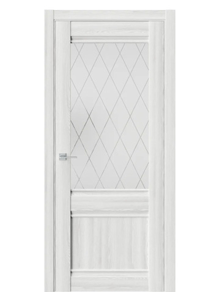 Двери WestStyle  "ChЕ 6" Клен Айс/ белое сатинат  ДО