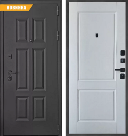 Сейф-дверь cтраж  "бруклин" белый матовый