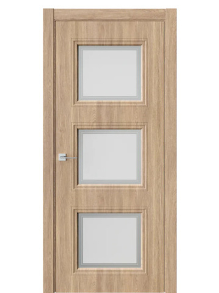 Двери WestStyle Eliss 6 Брандо /белое сатинат  ДО