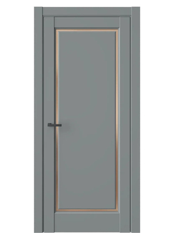 Двери WestStyle  LVT 1 Морская Галька/ Бронза Сатинат ДО