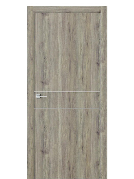 Двери WestStyle  "IN 20" Дуб Эссе /алюм.кромка  ДГ