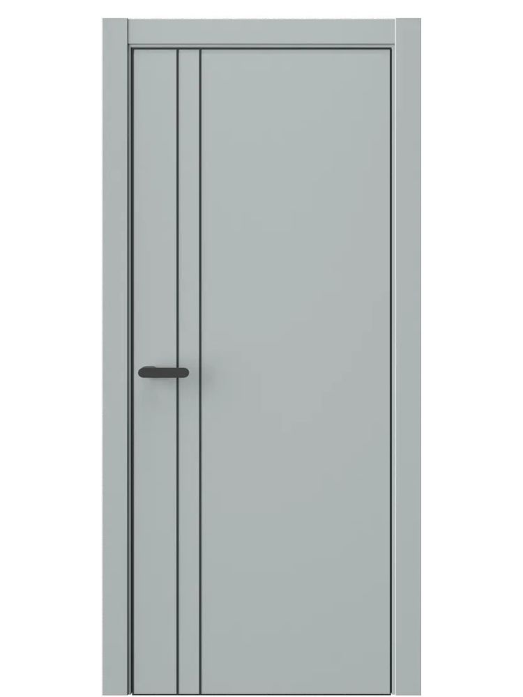 Двери WestStyle "IN 40" Платиновый Дым /алюм.кромка ДГ Двери WestStyle "IN 40" Платиновый Дым /алюм.кромка ДГ