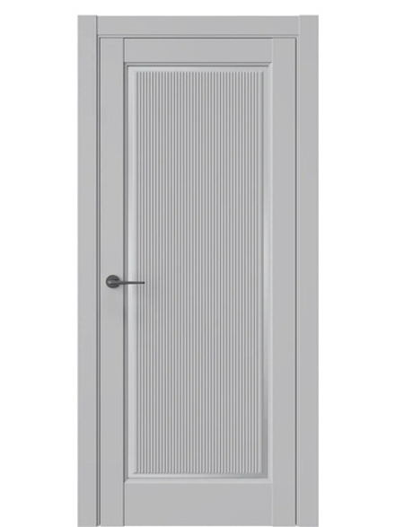 Двери WestStyle  LVT 1 FL Макиато/ Белое Сатинат ДО