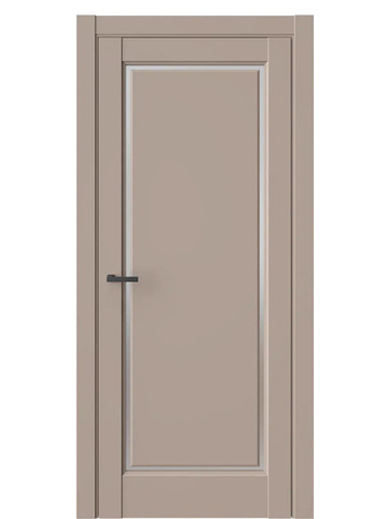 Двери WestStyle  LVT 1 Гляссе/ Белое Сатинат ДО