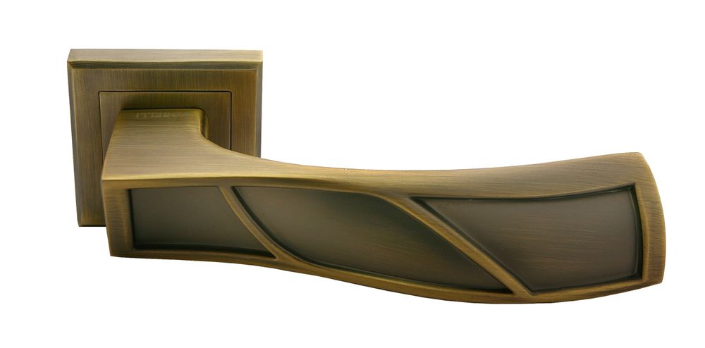 Дверные ручки morelli "крылья" mh-33 cof-s цвет - кофе
