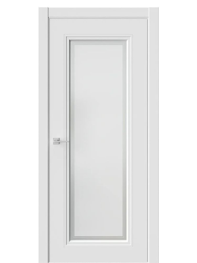 Двери WestStyle Eliss 2 Меринос Белый /белое сатинат  ДО