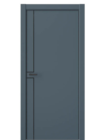 Двери WestStyle  "IN 42" Океанская Волна /алюм.кромка  ДГ