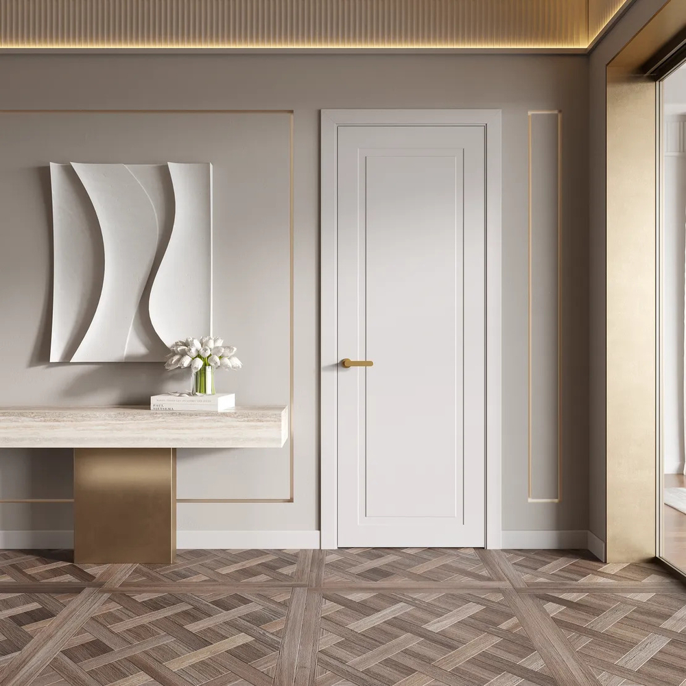 Двери WestStyle  Novva 1 RAL 9003  ДГ