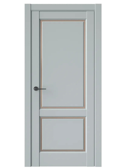 Двери WestStyle  LVT 3 Платиновый Дым/ Бронза Сатинат ДО