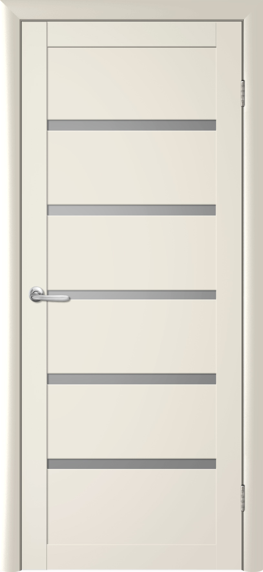 Межкомнатные двери ALBERO "Вена" Ваниль (ДО) Белое матовое