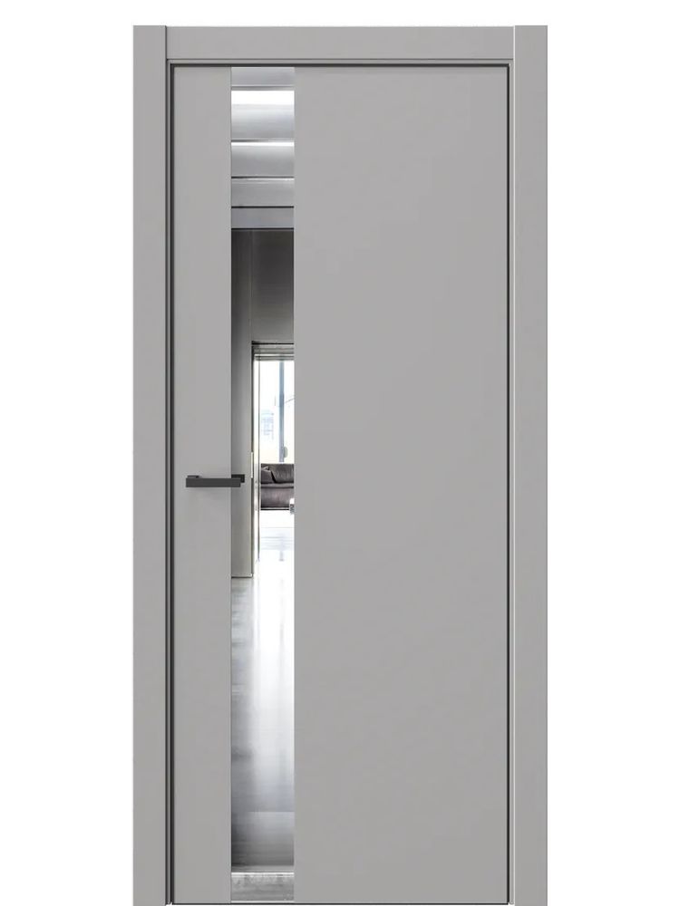 Двери WestStyle  "IN 2" Макиато /Зеркало /алюм.кромка  ДО