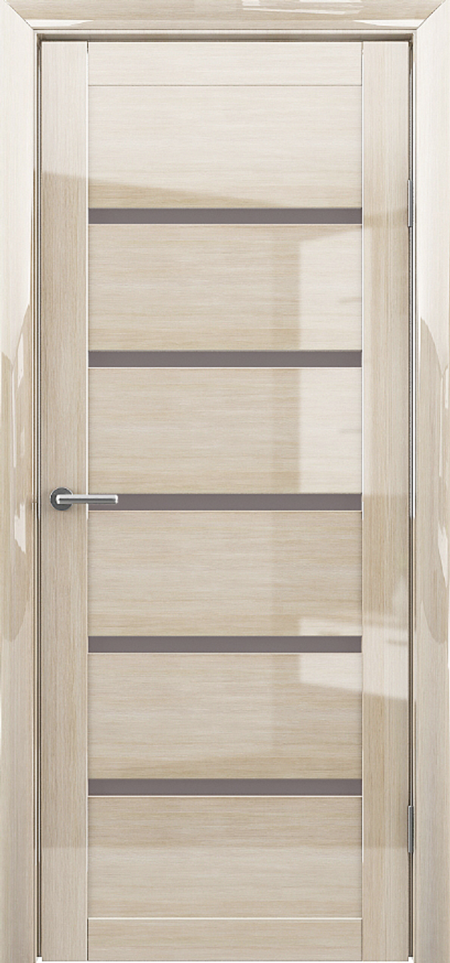 Межкомнатные двери ALBERO "ВЕНА" Глянец Мокко/Бронза Мателюкс (ДО)