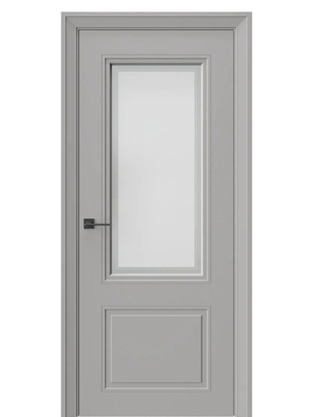 Двери WestStyle Eliss 4 Макиато /белое сатинат  ДО