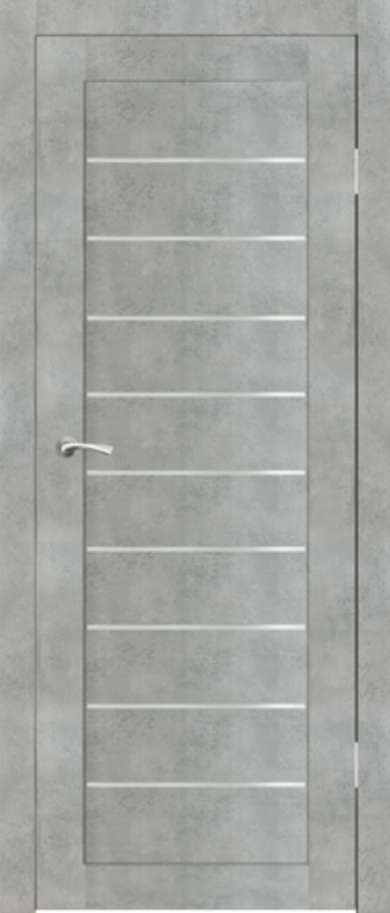 Межкомнатные двери SYNERGY  "Дольче" Бетон (Сатинат матовое)