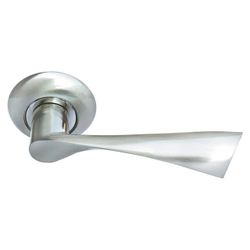 Дверные ручки morelli diy mh-01 "капелла" sn цвет - никель